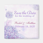 Wedding Gartenhydrangea-Blüte Save the Date Magnete