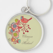 Wedding launische Vögel Keychain Schlüsselanhänger