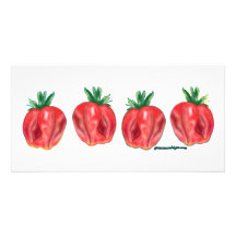 Weiche Erdbeeren Bilderkarten
