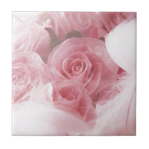 Weiche rosa Rose Keramikfliese