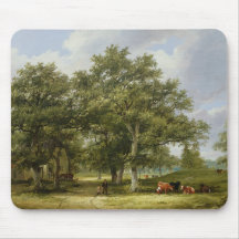 Weiden lassendes Vieh Mauspads