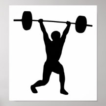 Weightlifting Plakatdruck
