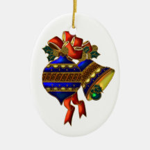 Weihnachten Bell und Flitter-Verzierung Weinachtsornamente