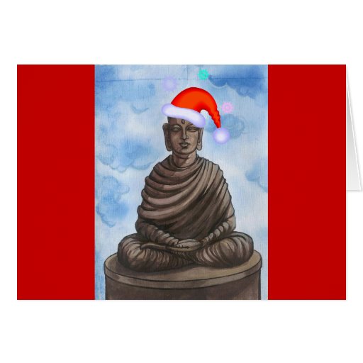 Weihnachten Buddha! Karte
