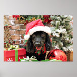 Weihnachten - Cocker spaniel X - Pfeffer Plakatdrucke