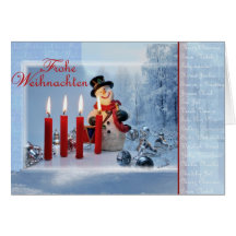 Weihnachten Grußkarte