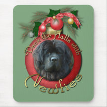 Weihnachten - Plattform die Hallen - Newfie Mauspad