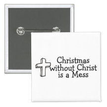 Weihnachten religiös anstecknadel