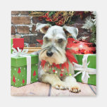 Weihnachten - Schnauzer - Heinz Magnets
