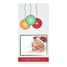 Weihnachten verziert kundengerechte Foto-Karte Photokarten