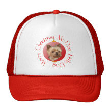 Weihnachten Yorkshires Terrier Retrokultkappen