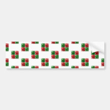 WeihnachtenBling Geschenkbox-Muster Autosticker