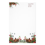 Weihnachtenpinecones Briefpapier Druckpapiere
