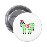 WeihnachtenZebra Anstecknadel