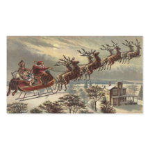 Weihnachtsabend Visitenkarten