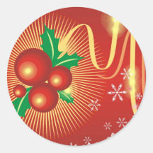 Weihnachtsaufkleber