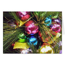 Weihnachtsball-Gruß-Karte