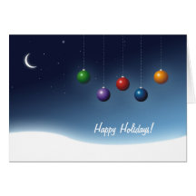 Weihnachtsballkarte