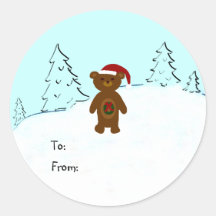 Weihnachtsbär von zu den Geschenk-Umbau-Aufklebern