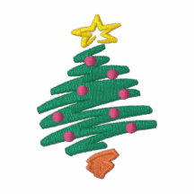 WEIHNACHTSBAUM BESTICKTES POLO