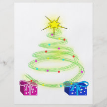 Weihnachtsbaum Flyerbedruckung