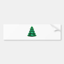 Weihnachtsbaum-hellgrünes Weiß OL das MUSEUM Zaz Auto Aufkleber