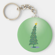 Weihnachtsbaum Keychain Schlüsselband