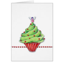 Weihnachtsbaum-Kuchen-Karte karten