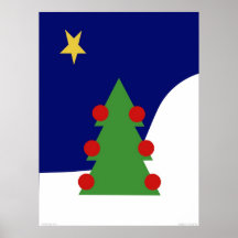 Weihnachtsbaum Plakat