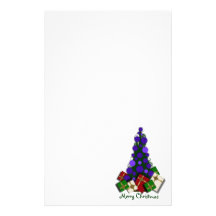 Weihnachtsbaum stationär individuelle büropapiere