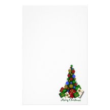 Weihnachtsbaum stationär individuelles druckpapier