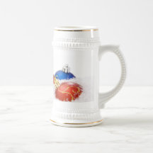 Weihnachtsbaum-Verzierungen im Schnee Kaffeetasse