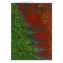 Weihnachtsbaum Weihnachtskarte