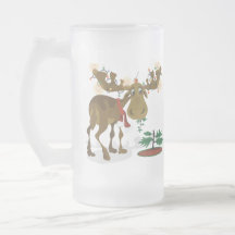 Weihnachtselch-Becher Haferl