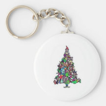 Weihnachtself-Baum Keychain Schlüsselbänder