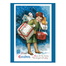 Weihnachtsfreudepostkarte