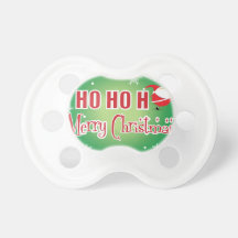 Weihnachtsfriedensstifter HOHOHO Sankt Baby Schnuller