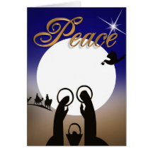 WeihnachtsGeburt Christis-Grußkarte