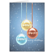 Weihnachtsglühen Grußkarte