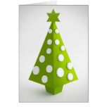 Weihnachtsgrüner Baum Grußkarten