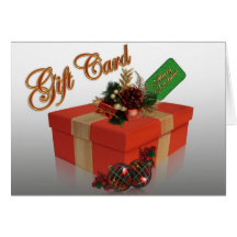 Weihnachtskarte für Geldrotgeschenk