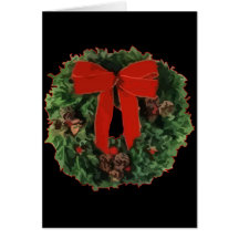 WeihnachtsKranz Grußkarten