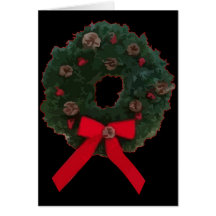 WeihnachtsKranz Karte