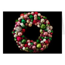 WeihnachtsKranz Karte