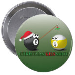 Weihnachtskuss-Schussknöpfe Anstecknadel
