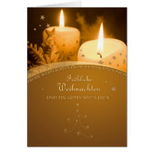 Weihnachtsleuchten Grußkarte