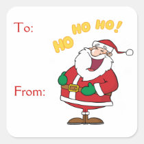 Weihnachtsmann Ho Ho Ho! aufkleber