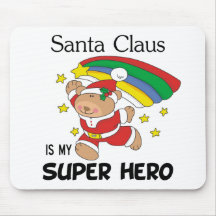 Weihnachtsmann ist mein Superheld-Weihnachten Mauspads
