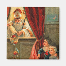 Weihnachtsmann-Magnet für die Feiertage Kühlschrankmagnet
