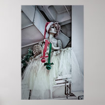 Weihnachtsmannequin Posterdrucke